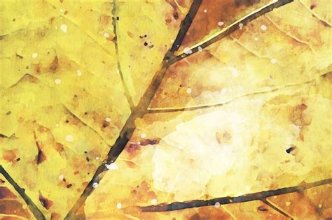 Free Photo Watercolor Leaf Background