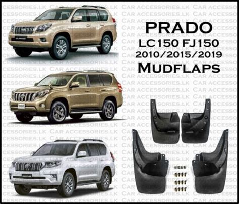 Toyota Land Cruiser Prado LC150 FJ150 150 2010 2019 Mudguard Mud Flaps