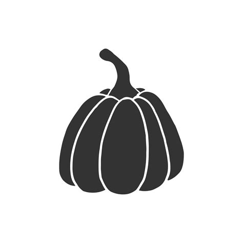 Pumpkin silhouette. Thanksgiving and Halloween Elements. Autumn pumpkin. 11772002 Vector Art at ...