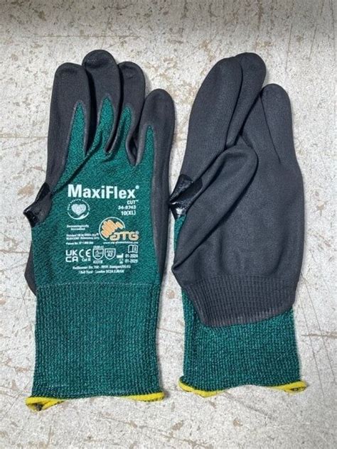 Bulk Lot X Atg Maxiflex Cut Gloves Level Cut Resistant Size