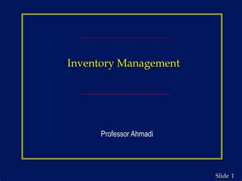 Ppt Inventory Management Powerpoint Presentation Free Download Id