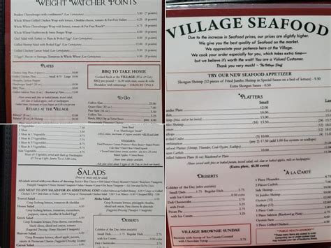 Village Restaurant Denton Menu Reviews 222 Photos 37