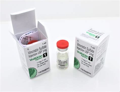 Vincristin Sulfate Injection Mg Gmp Manufacturer Supplier