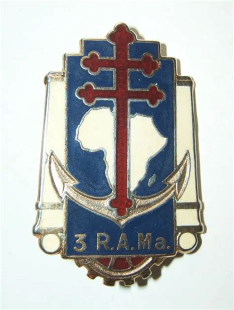 INSIGNE 3 REGIMENT D ARTILLERIE DE MARINE 3 RAMa Drago EUR 5 00