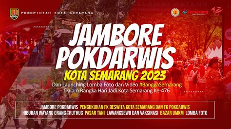 Jambore Pokdarwis Kota Semarang Dan Launching Lomba Foto Dan Video