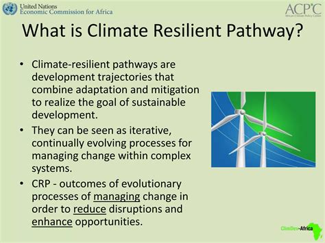 Climate Resilient Pathways Adaptation Mitigation And Sustainable