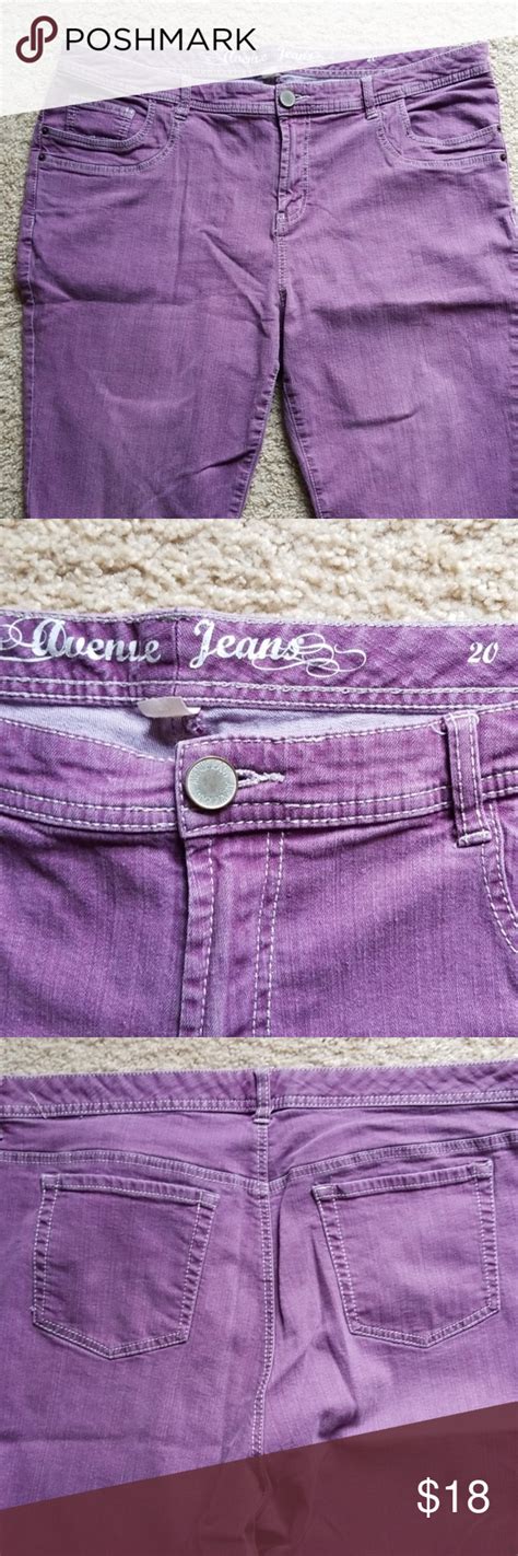 Avenue Jeans In A Purplelilac Color Lilac Color Purple Lilac