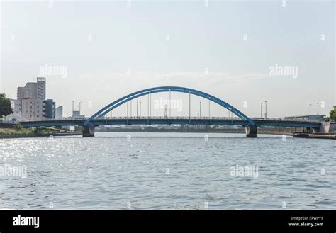 Otakebashi Bridge Sumida River Tokyo Japan Stock Photo Alamy