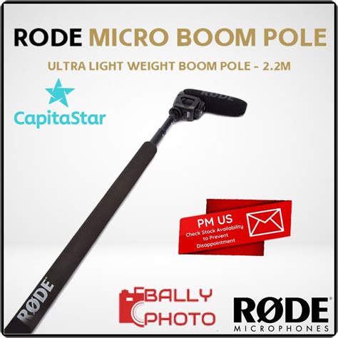 Rode Micro Boompole Section Telescopic Boompole For Michrophone