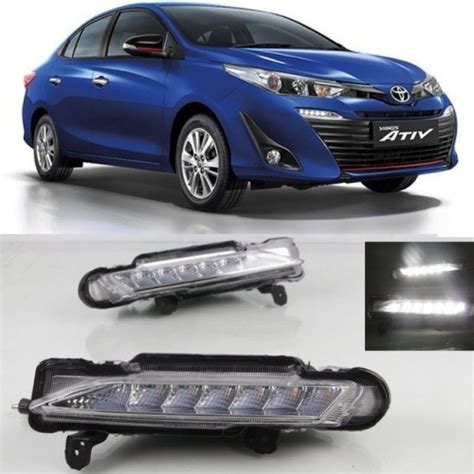 LED Front DRL Day Time Running Lights Toyota Yaris Carhatke