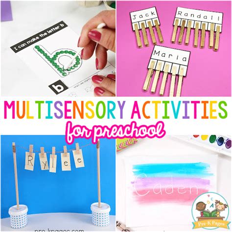 Teaching The Alphabet 31 Multi Sensory Activities Pre K Pages Artofit