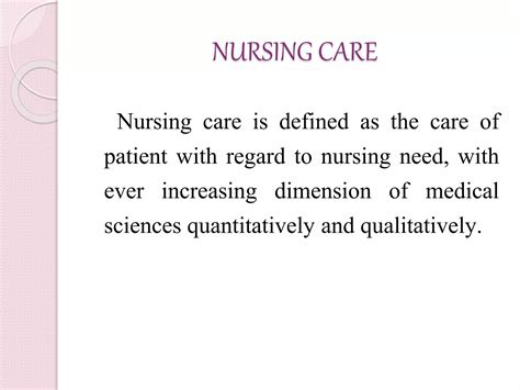 Quality Of Nursing Care And Services Ppt