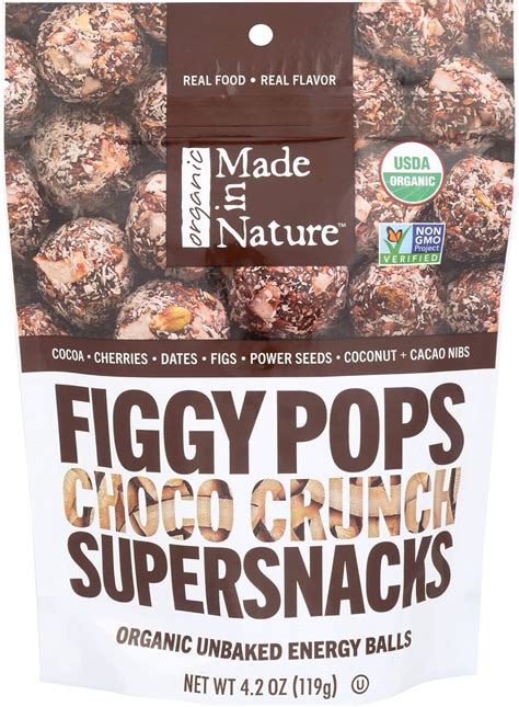 Amazon Made In Nature Figgy Pops Chocolate Crunchy Organic Oz