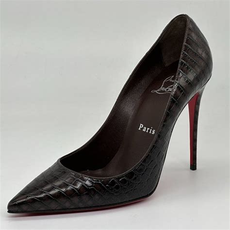 Christian Louboutin Shoes Christian Louboutin Kate 0 Crock Calf Ali Leather Heels Pumps