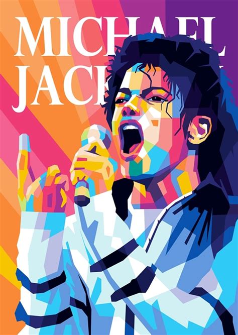 Michael Jackson Wpap Affiches Et Impressions Par Reng Guwe Printler