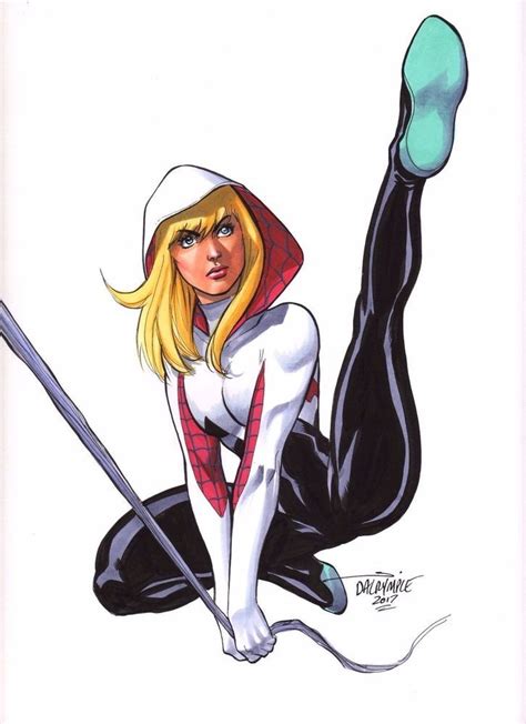 Spider Gwen Original Art By Scott Dalrymple