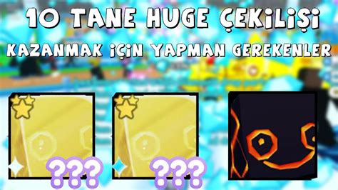 10K YA ÖZEL 10 HUGE ÇEKİLİŞİ İÇİN YAPMAN GEREKENLER ÇEKİLİŞ 5 MARTTA