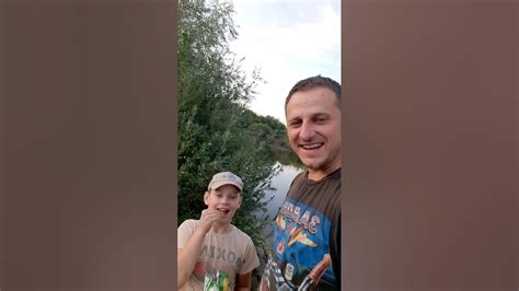 Отдых с Сыном на озере #фермер #папа #сын #отдых #озеро #пруд #рыбалка ...