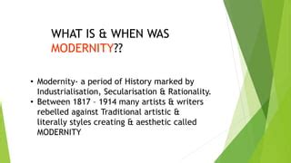 Modernity | PPT