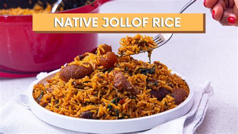 How To Make Native Jollof Rice Palm Oil Rice Iwuk Edesi Nativejollofrice Palmoilrice Youtube