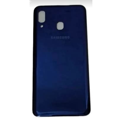 Tampa Traseira Samsung Galaxy A20 Sm A205 Azul Escuro Shopee Brasil