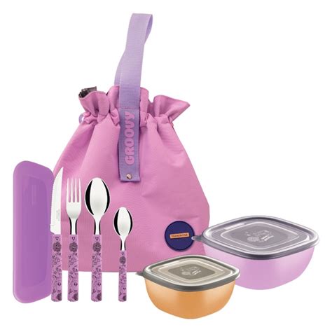 Kit Marmita Bolsa Térmica Tramontina Groovy Breakfast 8 Peças