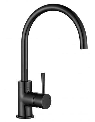 Courbe Curved Spout Kitchen Tap Gun Metal Cou Gm