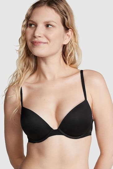 Buy Victorias Secret Pink Pure Black Super Push Up Bra From The Next Uk Online Shop