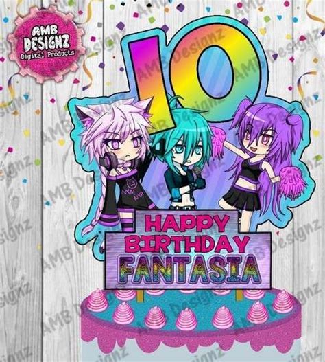 Gacha Life Birthday Party Ideas Photo 1 Of 12 Catch My Party