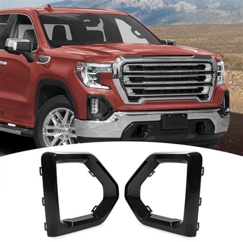 Amazon Labwork Front Bumper Fog Light Outer Bezel Cover Black