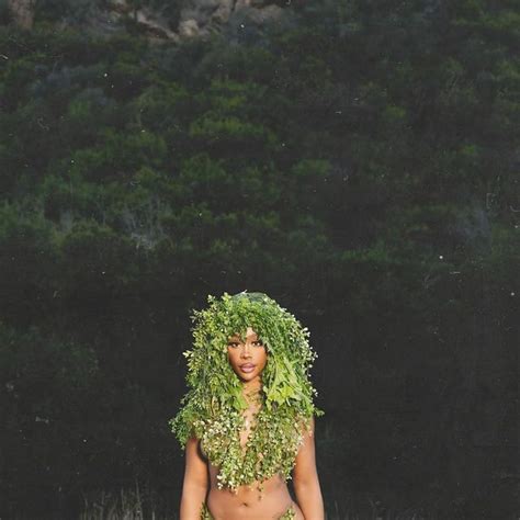 SZA On Instagram LANA Sza In Green Album Cover Art Nature