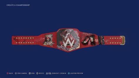 A Modern Take On The Wwe Hardcore Championship Using A Damaged Red