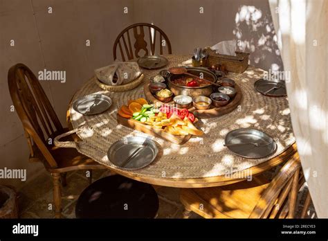 Delicious Persian Food Displayed On A Dining Table Stock Photo Alamy