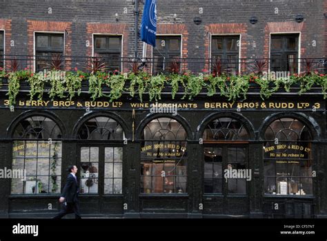 Berry Brothers And Rudd Wine Merchants St Jamess Street Hi Res Stock