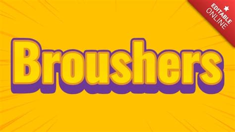 Broushers Banner Promocional Con Fondo C Mic Generador De Efectos