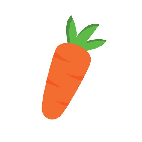 Carrot Fresh Vector Illustration flat design 22210224 Vector Art at Vecteezy