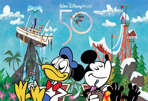 New Limited Edition Disney Gift Card 50th Anniversary Water Park Design