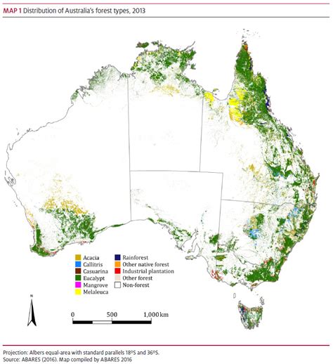 Australian Rainforest Map