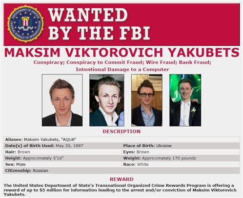 Justice Dept Charges Russian Hacker Behind The Dridex Malware Techcrunch