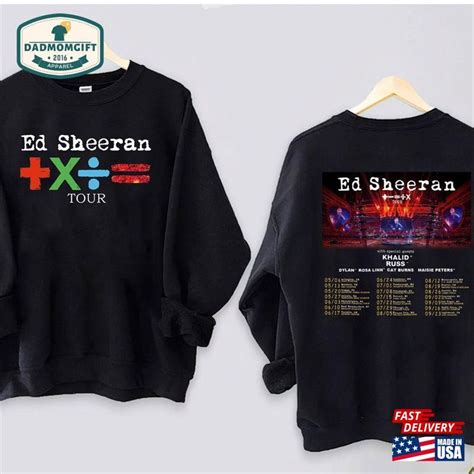 Vintage Ed Sheeran The Mathematics Tour Shirt 2023 T Shirt Classic