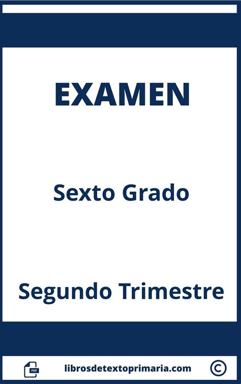 Examenes Del Segundo Trimestre De Primaria 2022 2023 Contestados