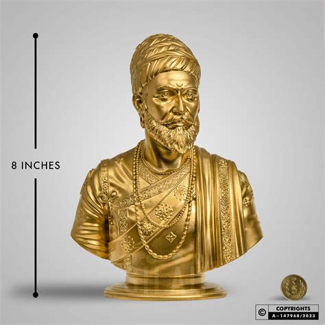 Buy The Bust Sculpture Of Chhatrapati Shivaji Maharaj Silaiicom