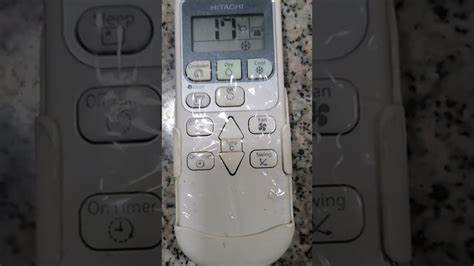 Hitachi Ac Remote Functions Hitachi Ac Remote Control Setting Ac Remote Setting Ac Remote