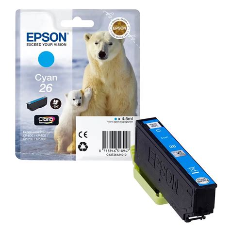 Tinteiro Original Epson nº26 Azul UDI Universo da Informática