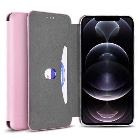 Olixar Soft Silicone Iphone Pro Wallet Case Pastel Pink Avis