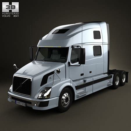 Turbosquid Volvo Vnl Tractor Truck Down Dmodels