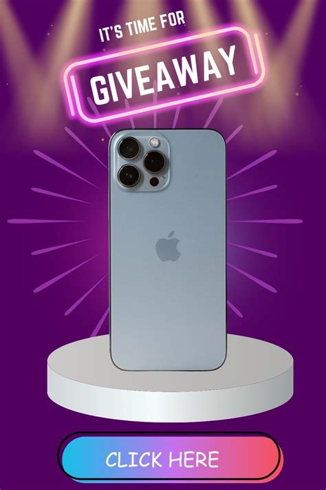 Best Chance To Win Brand New Iphone Pro Giveaway This Giveaway Is