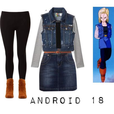 Dragon Ball Z Android 18 Outfit Cosplay Outfits Fashion Cosplay