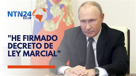 Qué significa la ley marcial instaurada por Putin en los territorios