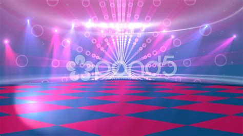 Disco Dance Floor Background